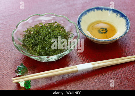 umi budo, green caviar, sea grapes, seaweed, edible algae Stock Photo