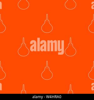 Enema pattern vector orange Stock Vector