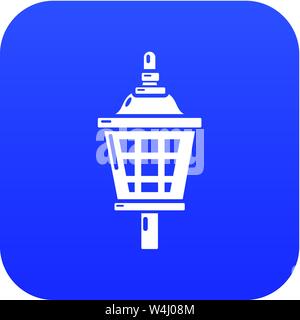 Mosquito trap icon, simple black style Stock Vector