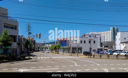 Omagari Station. A railway station in Daisen city, Akita Prefecture