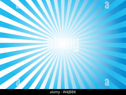 white and blue sunburst radial gradient background Stock Photo - Alamy