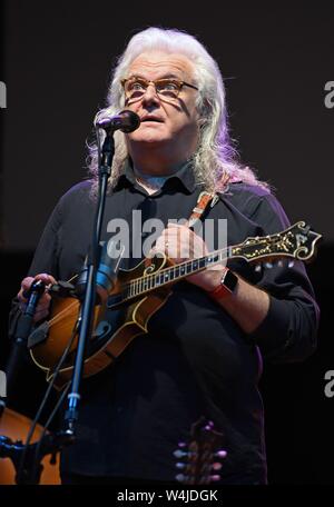 Hiawassee, GA, USA. 23rd July, 2019. Ricky Skaggs on stage for Ricky ...