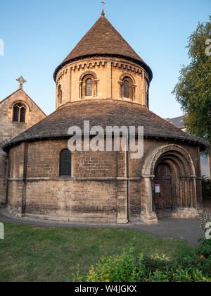Round Church, Cambridge otherwise known as the Church of the Holy Sepulchre. Stock Photo