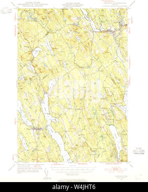 Maine Usgs Historical Map Norway 460690 1946 62500 Restoration W4jht6 