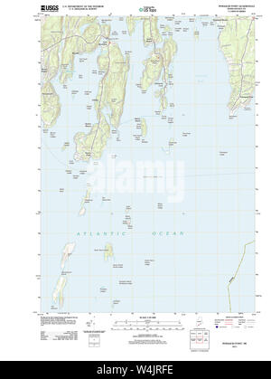 Maine USGS Historical Map Pemaquid Point 460733 1969 24000 Inversion ...