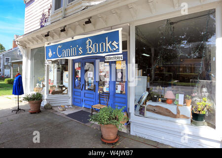 Canio's book store Sag Harbor Long Island New York Stock Photo
