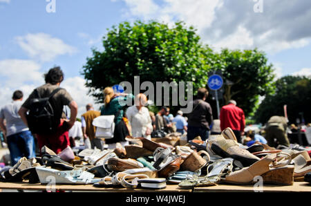 Frankfurt Flea Market, Germany Stock Photo