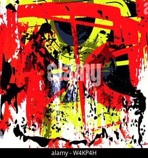 beautiful abstract colored graffiti background Stock Vector