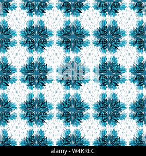 Blue abstract objects on a light background vector illustration Stock Vector