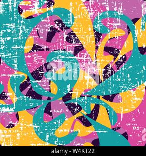 colored abstract pattern graffiti Stock Vector