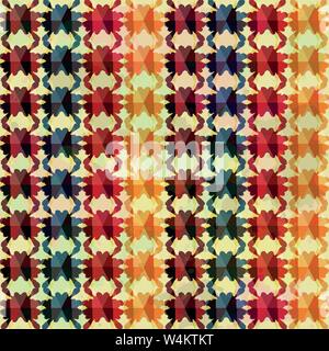blots seamless pattern in retro style Stock Vector