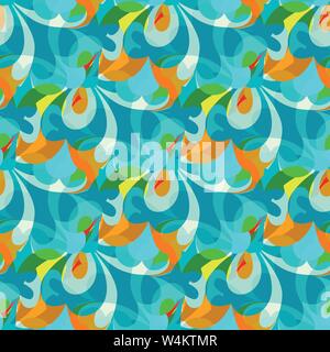 abstract seamless pattern vector illustration Stock Vector