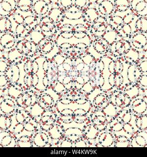 black red white circles on a light gray background vector illustration Stock Vector