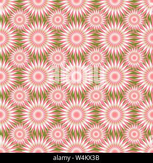 bright pink stars abstract seamless pattern vector illustration Stock Vector