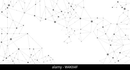 Geometric connection background Stock Vector