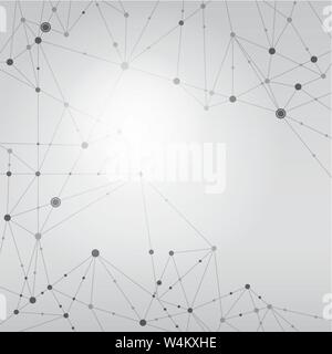Geometric connection background Stock Vector