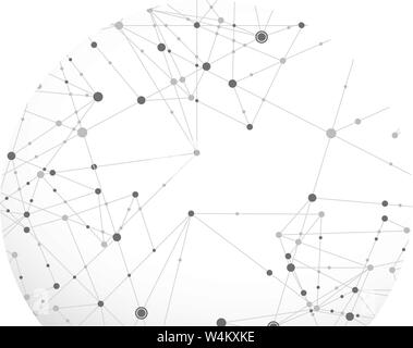 Geometric connection background Stock Vector