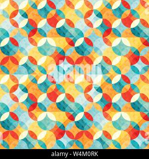 small bright abstract circles seamless pattern vector illustration Stock Vector