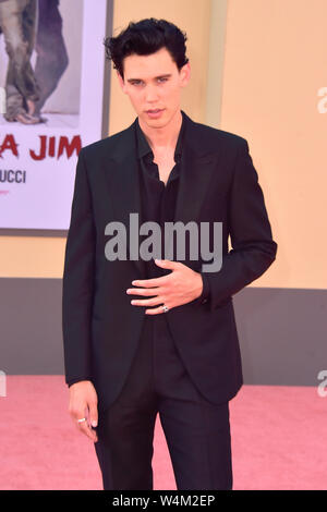 Los Angeles, USA. 22nd July, 2019. Austin Butler at the premiere of the feature film 'Once Upon a Time . in Hollywood' at the TCL Chinese Theater. Los Angeles, 22.07.2019 | usage worldwide Credit: dpa/Alamy Live News Stock Photo