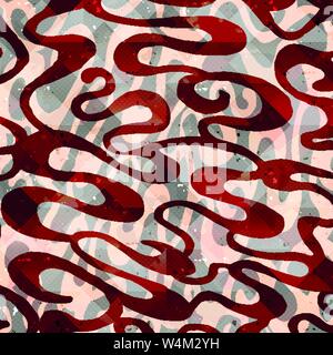 psychedelic abstract colored graffiti background Stock Vector