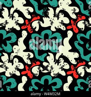 graffiti colored seamless texture vector illustration Stock Vector