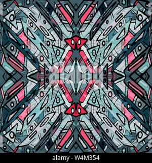graffiti colored geometrical objects vector illustration Stock Vector