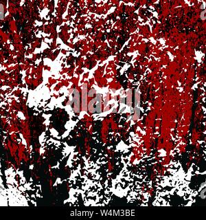 colored graffiti stains on a black background grunge texture Stock Vector