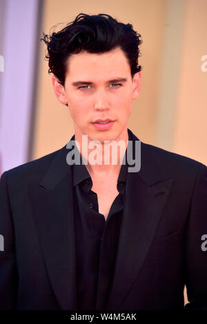 Austin Butler at the premiere of the feature film 'Once Upon a Time ... in Hollywood' at the TCL Chinese Theater. Los Angeles, 22.07.2019 | usage worldwide Stock Photo