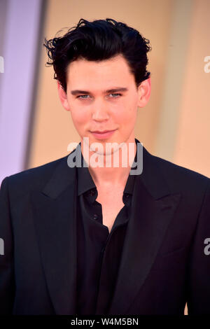 Austin Butler at the premiere of the feature film 'Once Upon a Time ... in Hollywood' at the TCL Chinese Theater. Los Angeles, 22.07.2019 | usage worldwide Stock Photo