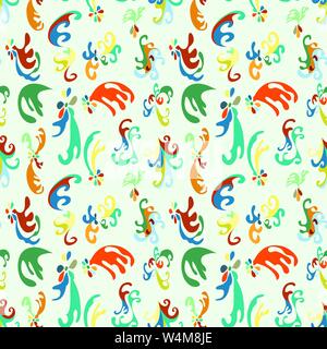 pattern design colorful Stock Vector