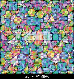 colored geometric background Stock Vector