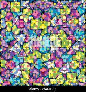 colored geometric background Stock Vector