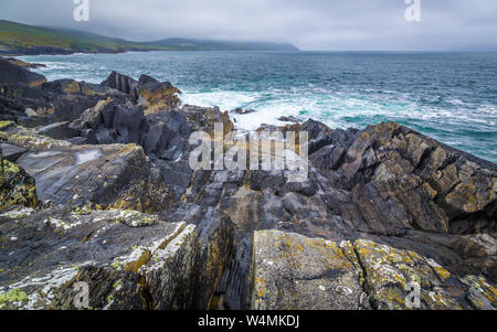 spectacular Cliffs at Dunmanus Bay Stock Photo