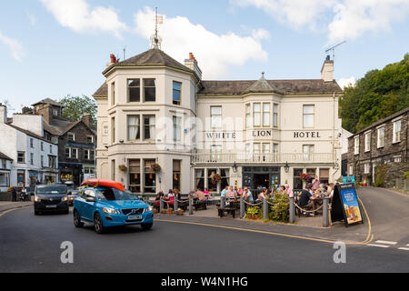 White Lion Hotel, Ambleside, Cumbria, England, UK Stock Photo