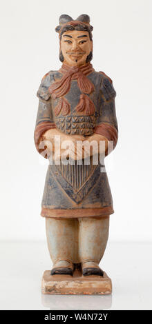 Old Vintage Terracotta Warrior Figure Stock Photo