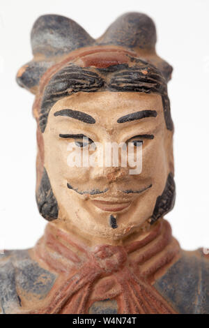 Old Vintage Terracotta Warrior Figure Stock Photo