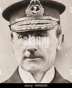 Admiral of the Fleet John Rushworth Jellicoe, 1st Earl Jellicoe, 1859 – 1935.  Royal Navy officer.  From The Pageant of the Century, published 1934. Stock Photo