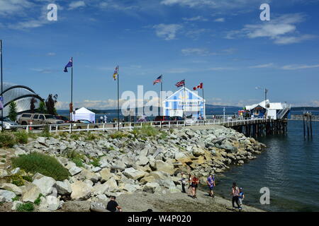 The city by the sea Sydney BC, Vancouver island British Columbia Stock Photo