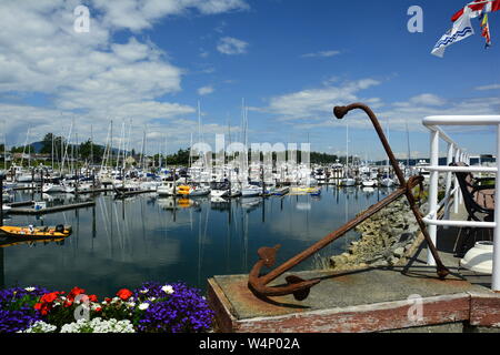 The city by the sea Sydney BC, Vancouver island British Columbia Stock Photo