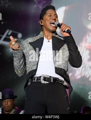 The Jacksons - Jackson 5 - Common People festival Stock Photo