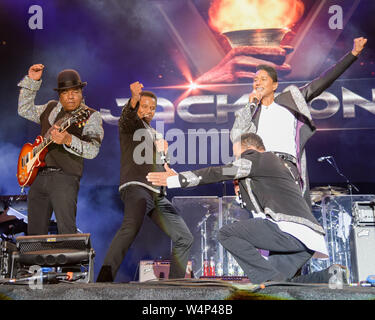 The Jacksons - Jackson 5 - Common People festival Stock Photo