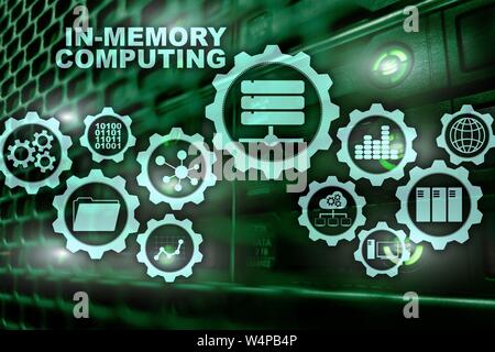 In-Memory Computing. Technology Calculations Concept. High-Performance Analytic Appliance Stock Photo