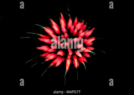 Abstract Fireworks Photo Stock Photo