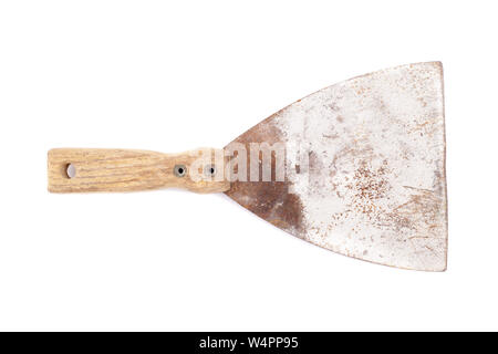 building trowel isolated on white Stock Photo