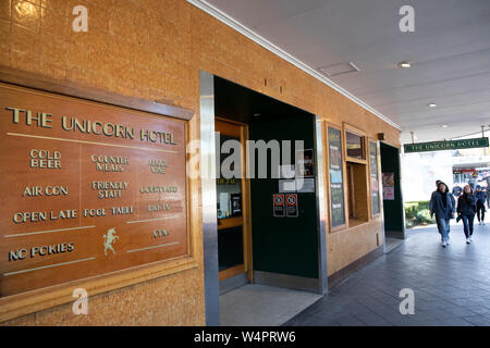 Paddington Sydney, Unicorn hotel and public house on oxford street in Paddington,Sydney,Australia Stock Photo