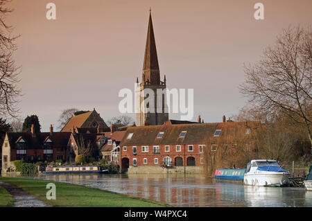 thames in abingdon Stock Photo