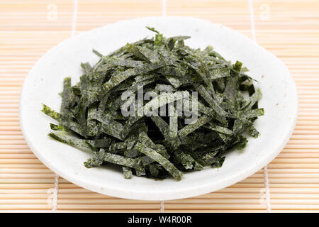 Japanese food, Nori dried seaweed Stock Photo