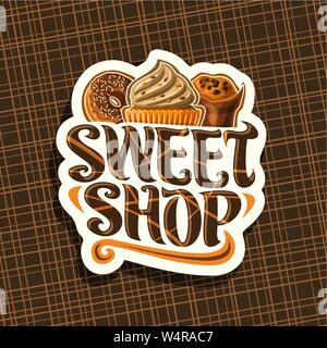 Vector logo for Sweet Shop Stock Vector