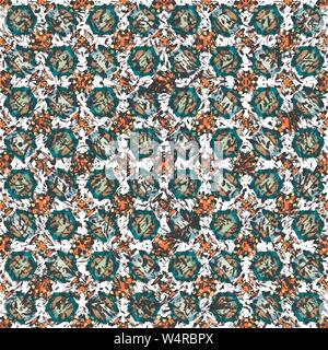 abstract colored objects vector wallpaper Stock Vector