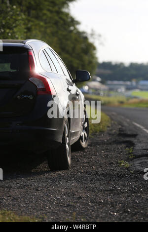General view of a Volvo V60 car in Chichester, West Sussex, UK. Stock Photo